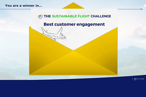 TOP SUSTAINABILITY AWARD FOR CUSTOMER ENGAGEMENT