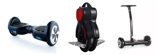 scooters - lithium battery powered self- balancing personal transportation device