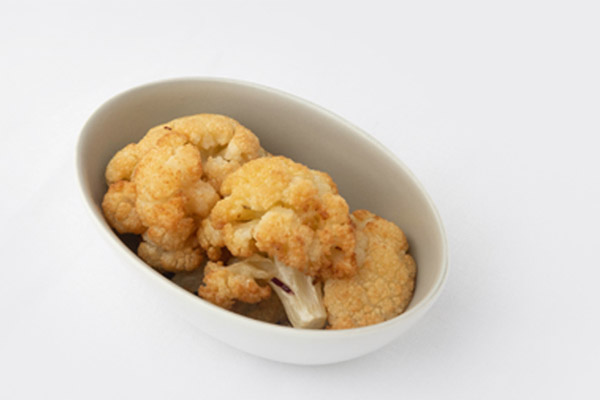 Za’atar cauliflower and lemon zest