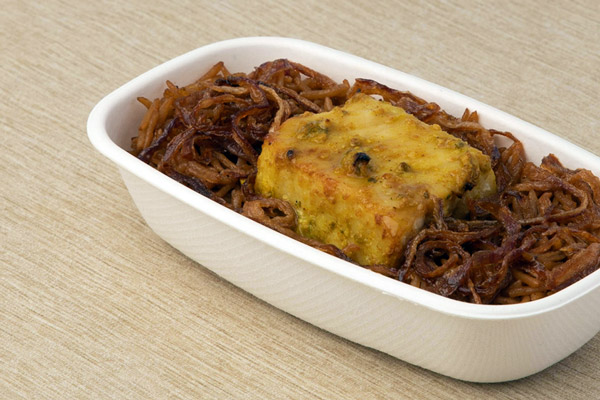 Sayadia - Spiced hammour aromatic basmati rice, caramelized onion