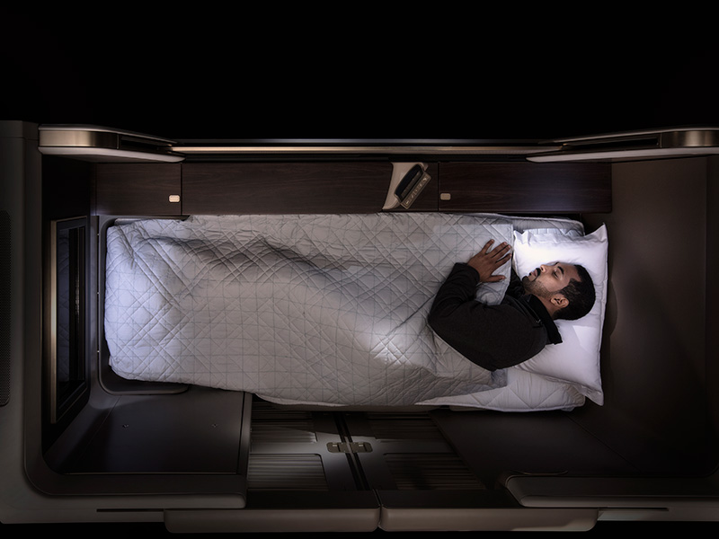80” Long x 30.5” Wide Bed. The Suite seat will be lined with mattress to enable a comfortable sleeping experience on a bed